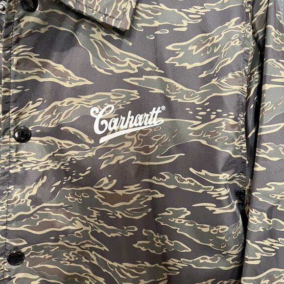 Carhartt WIP - Strike Coach Jacket in Camo (#1022421.676.00.03) - Brown, Green - Picture 5 of 10